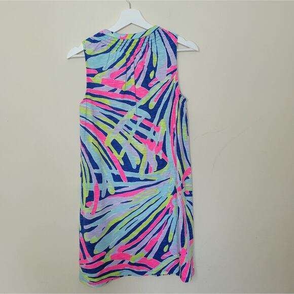 Lilly Pulitzer Sleeveless Essie Dress in Indigo Sea Dreamin - Picture 6 of 8